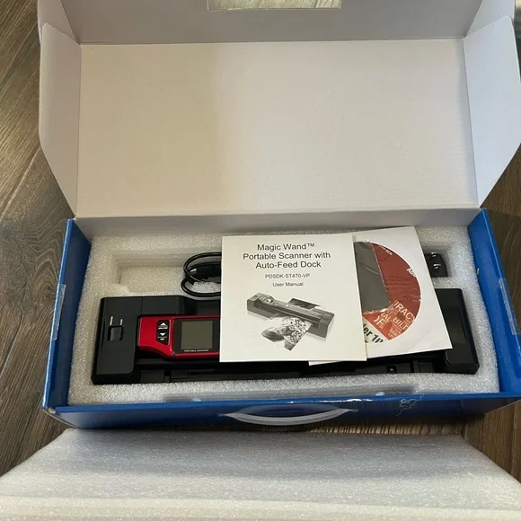 NEW! VuPoint Magic Wand portable handheld scanner and auto feed dock